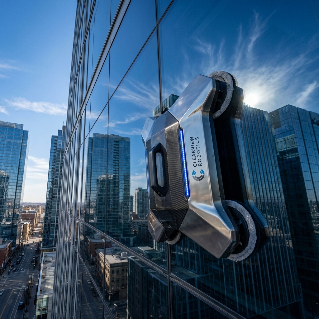 Office Window Cleaning Robot